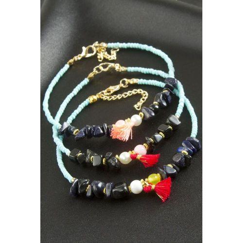 Kırık Doğaltaş Miyoki Boncuk Bileklik