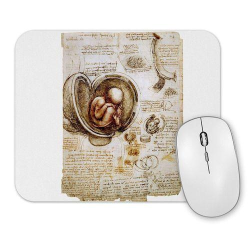 Leonardo Da Vinci Fetus Mouse Pad