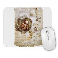 Leonardo Da Vinci Fetus Mouse Pad