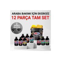 Yazlık Araç Yıkama Bakım Seti Kova 12 Parçalı Efsane Set