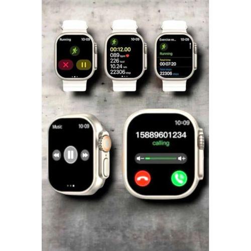 Suya Ve Toza Dayanıklı 45 Mm Akıllı Saat Bildirim Ve Cevapsız Çağrı Görüntüleme