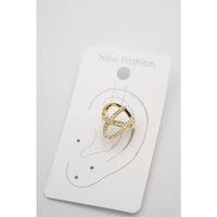 Taşlı Kıkırdak Küpe - Altın