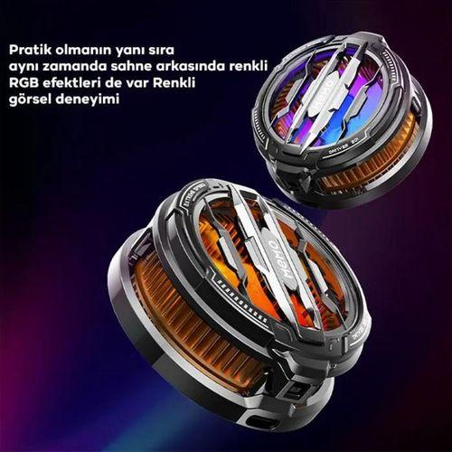 MEMO CX07 Manyetik/arka-klips Cep Telefon Soğutma Fanı Radyatör Soğutucu