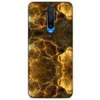 Mermer Desenli (9) Tema Kılıf Koyu Kahverengi Xiaomi Redmi K30 5G Kılıf