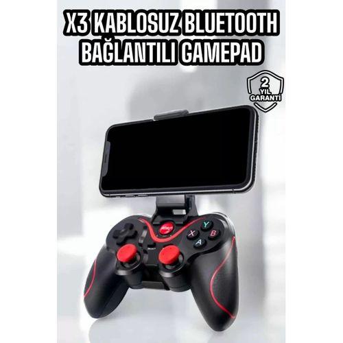 X3 Gamepad Oyun Kolu Bluetooth Bağlantılı Gamestick Android Uyumlu