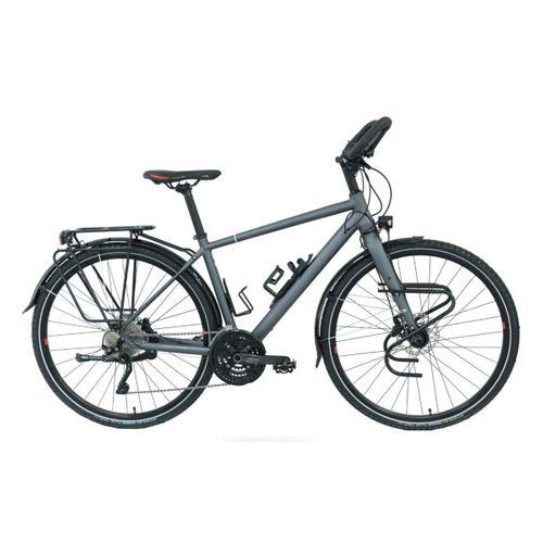 Carraro CR-T World 28 Jant 30 Vites Tur Bisikleti Mat Andrasit-Kırmızı 46 cm