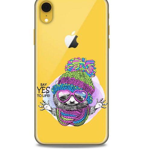 Zoologix (2) Apple iPhone XR Şeffaf Kılıf Silikon Desenli