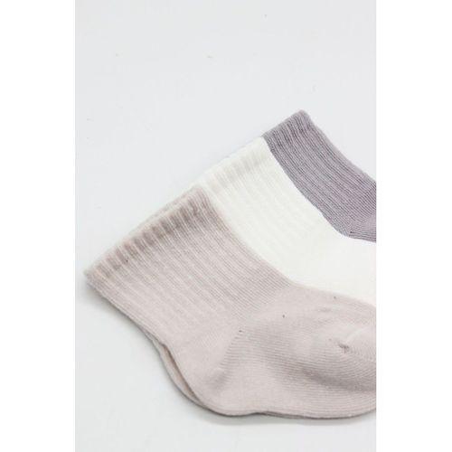 Bistyle Elephant Boy 3'lü Penye Soket Çorap 10135 Gri