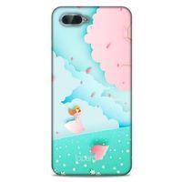 Oppo Rx17 Neo Kılıf Pastel Renkler (45) Liquid Air Kılıf Mavi Toz Pembe
