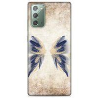 Samsung Galaxy Note 20 Kılıf Desenli Özel Seri Tüyler (17) Tasarım Kılıf