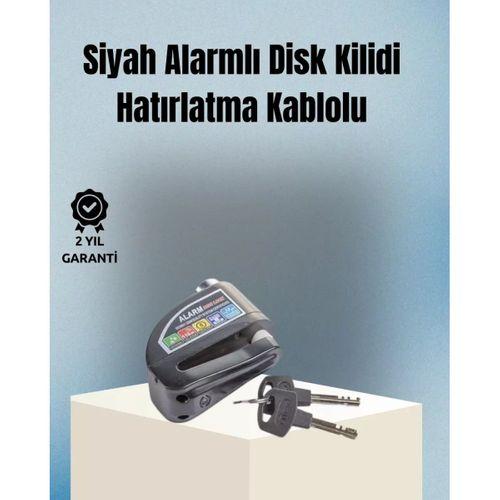 Motosiklet Ve Bisiklet İçin 6mm Pinli Alarmlı Disk Kilidi