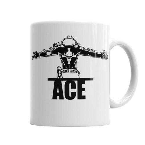 Portgas D Ace  One Piece Kupa Bardak Porselen