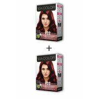 2X2 Tüp Krem Saç Boyası Seti Amazon Kızılı No:55.46