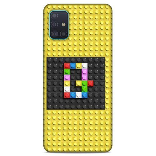 Lopard Samsung Galaxy A51 Uyumlu Kılıf BloX (38) Neo Hybrid Kılıf Q Harfi