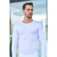 Erkek Uzun Kollu Bisiklet Yaka Body 3 Lü Atlet Berrak-1025