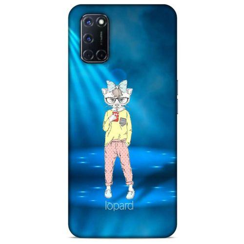 Oppo A92 Kılıf FunnyMaX (38) Neo Hybrid Kılıf Açık Mavi