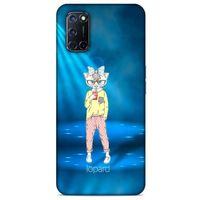 Oppo A92 Kılıf FunnyMaX (38) Neo Hybrid Kılıf Açık Mavi