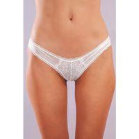Golshan Glorin Mini Slip, Kadın Dantel Kenarlı Micro Ekru Külot