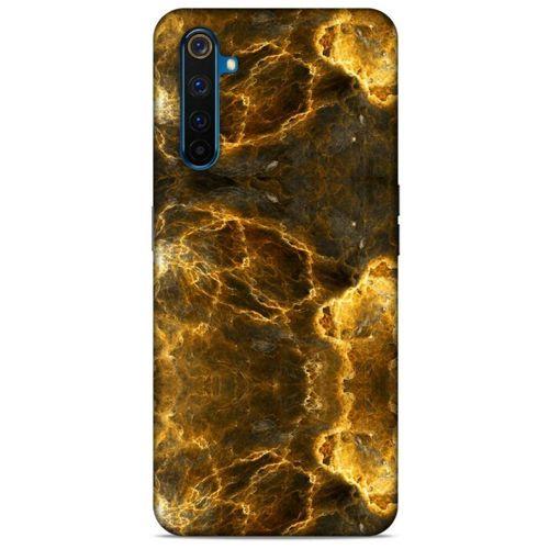Mermer Desenli (9) Tema Kılıf Koyu Kahverengi Oppo Realme 6 Pro Kılıf