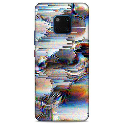 Lopard Huawei Mate 20 Pro Uyumlu Kılıf PiXel (21) Koruyucu Kapak Beyaz