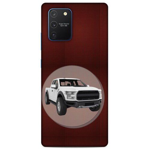 Lopard Samsung Galaxy S10 Lite Uyumlu Kılıf PickUpX (5) Koruma Kabı Krem