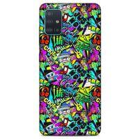 Graffitix (9) Desenli Silikon Kapak Samsung Galaxy A51 Kılıf