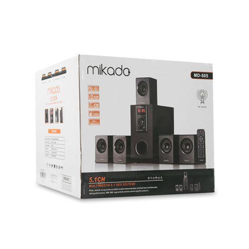 MIKADO MD-505, 70W, 5+1, Masaüstü, FM/BT/SD/USB, Siyah Kasa, Speaker