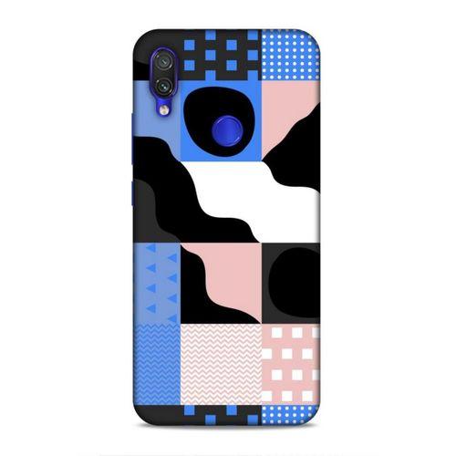 Xiaomi Redmi Note 7 Uyumlu Kılıf Insomnia (44) Tough Armor Kılıf Mavi Siyah