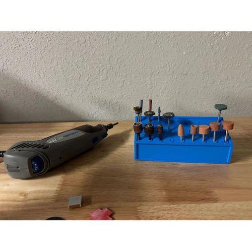 Dremel Uç Standı Alet Düzenleyici 3D Baskı (Bu ürün Sadece Plastik parçadır - Almadan Önce Soru Sorabilirsiniz)