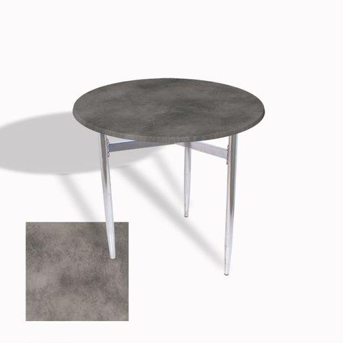 Dockers Venedik Masa Yuvarlak Çap 70 kromnikel (Werzalit, Wermodin veya Allzalit Tabla) - Copperfield