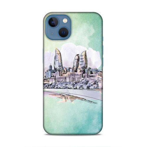 Apple iPhone 13 Uyumlu Kılıf Azarbaijan (2) Kabı Baki Silüet