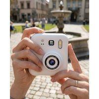 Çocuk Dijital Baskılı Kamera 5 Kalem 4 Rulo Kağıt Hediyeli Eğlenceli Fotoğraf Makinesi