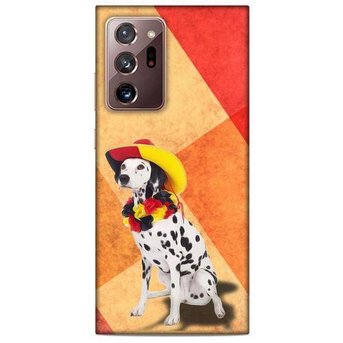 Samsung Galaxy Note 20 Ultra Kılıf Köpek Kıyafetleri (19) Kılıfları Dalmaçyalı Şapka