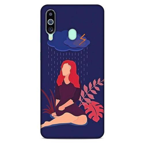 Samsung Galaxy M40 Kılıf Depresyon (4) Koruma Kılıfı Açık Kahverengi