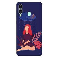 Samsung Galaxy M40 Kılıf Depresyon (4) Koruma Kılıfı Açık Kahverengi