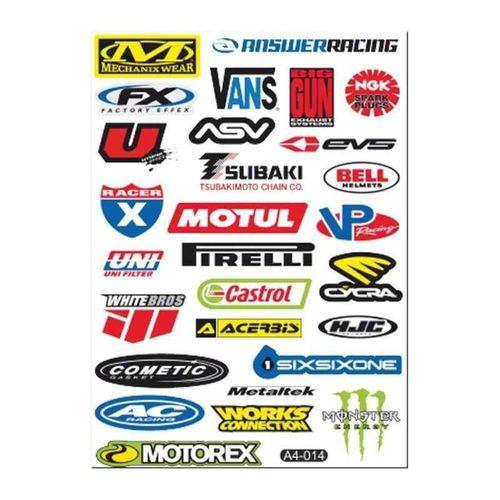 SEVGENT A4 Sticker 014 Tek Paket Çoklu