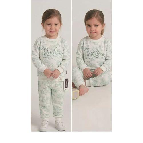 2-3-4-5 Yaş Payet Nakışlı Penye Çocuk Takımı