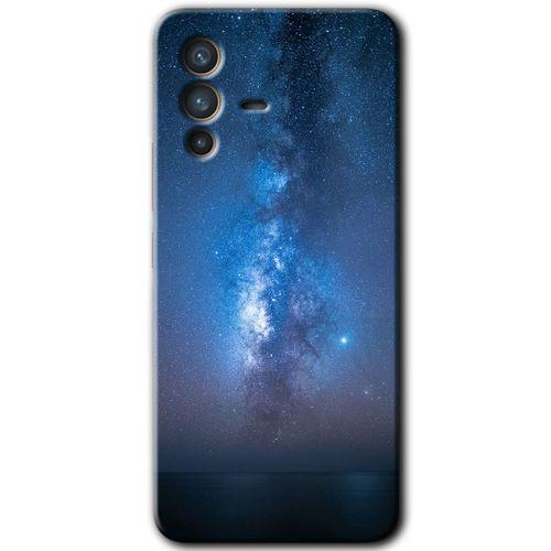 Vivo V23 5G Kılıf HD Desen Baskılı Arka Kapak - Samanyolu + Kırılmaz Cam