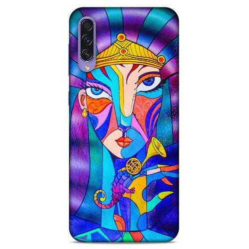 Lopard Samsung Galaxy A50s Uyumlu Kılıf Sürreal Yüzler ♀ (49) Ultra Silikon Kılıf Baskılı