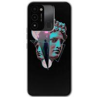 Tecno Spark 8C Kılıf HD Desen Baskılı Arka Kapak - Heykel