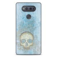 Lopard LG K61 Uyumlu Kılıf Tattoo's (18) Telefon Kılıfları Mavi