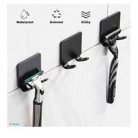 Zhltools Paslanmaz 2li Traş Bıçağı Tutucu Banyo Lif Askısı Çok Amaçlı Askı