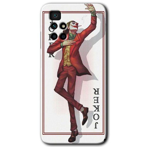 Redmi 10 Kılıf HD Desen Baskılı Arka Kapak - Joker İskambil + Kırılmaz Cam