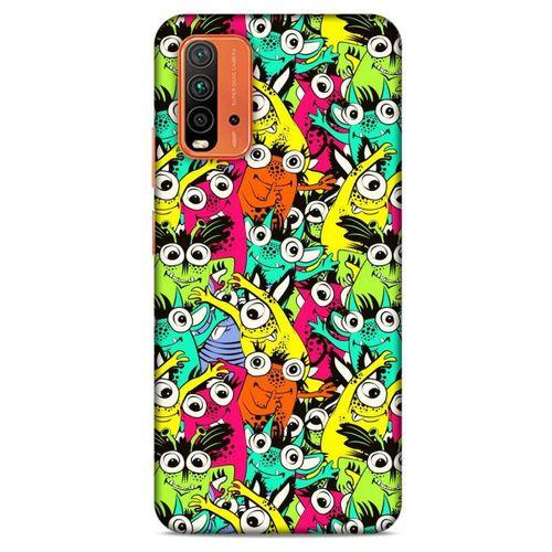 Lopard Xiaomi Redmi 9T Uyumlu Kılıf Graffitix (36) Glitter Kılıf