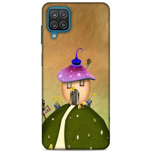 Lopard Samsung Galaxy A12 Uyumlu Kılıf Manipülasyon ☻ (28) Arka Kapak Desenli