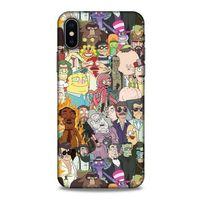 Apple iPhone XS Uyumlu Kılıf Rick And Morty (33) Hybrid Kılıf Killer Rick