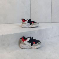 Wisco 018 Lacivert-Gri Cırtlı Işıklı Bebe Erkek Çocuk Spor Ayakkabı