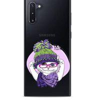 Zoologix (92) Samsung Galaxy Note 10 Şeffaf Kılıf Silikon Desenli