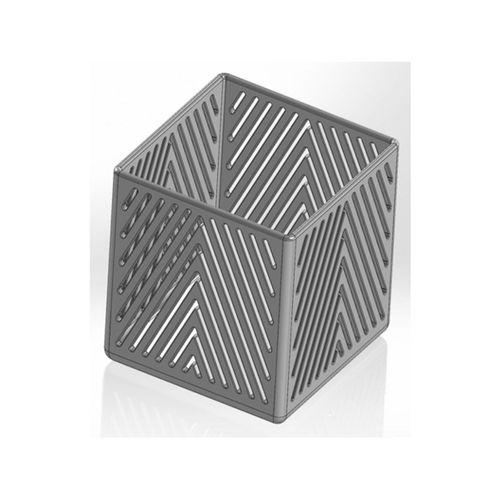 Eğimli Dikdörtgen Yırtmaçlı Kare Kalem Kutusu (Bu ürün Sadece Plastik parçadır - Almadan Önce Soru Sorabilirsiniz)