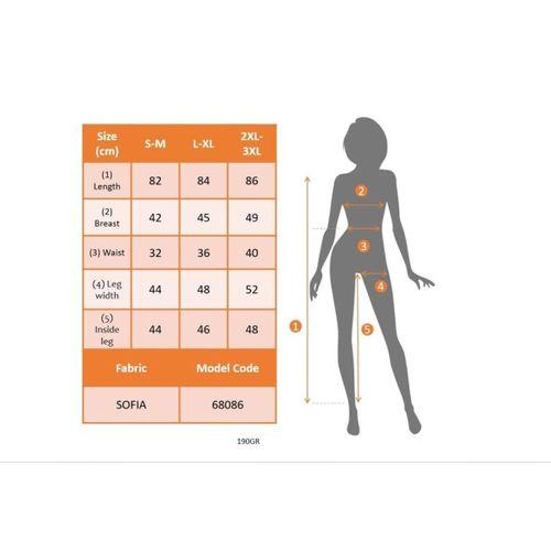 Kadın Askılı Kare Yakalı Arkadan Bağcıklı Desenli Keten Tulum